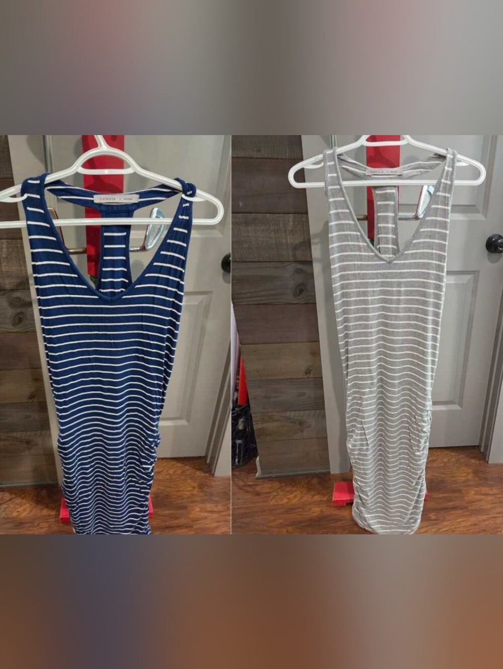 Set Of 2 Athleta Striped Dresses